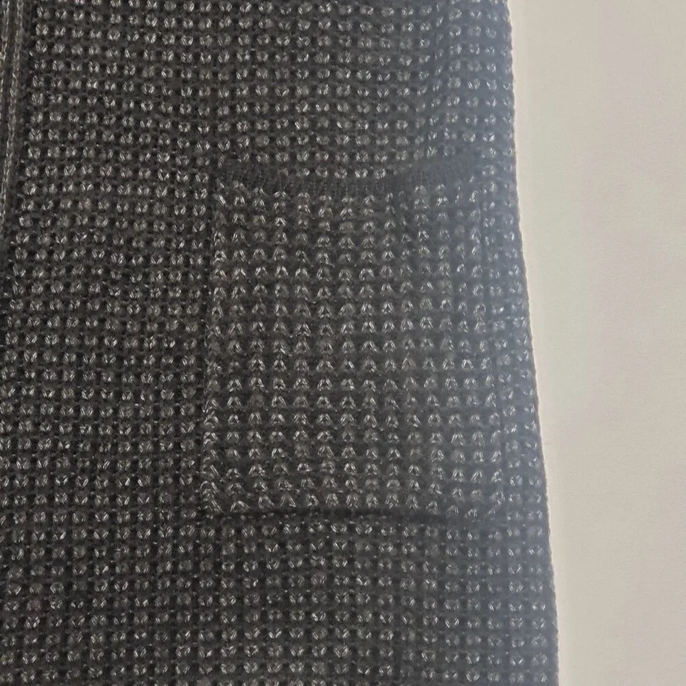 Fortune + Ivy Open Cardigan Sweater Women's Size Medium Black Grey Coatigan NWOT - Picture 12 of 16